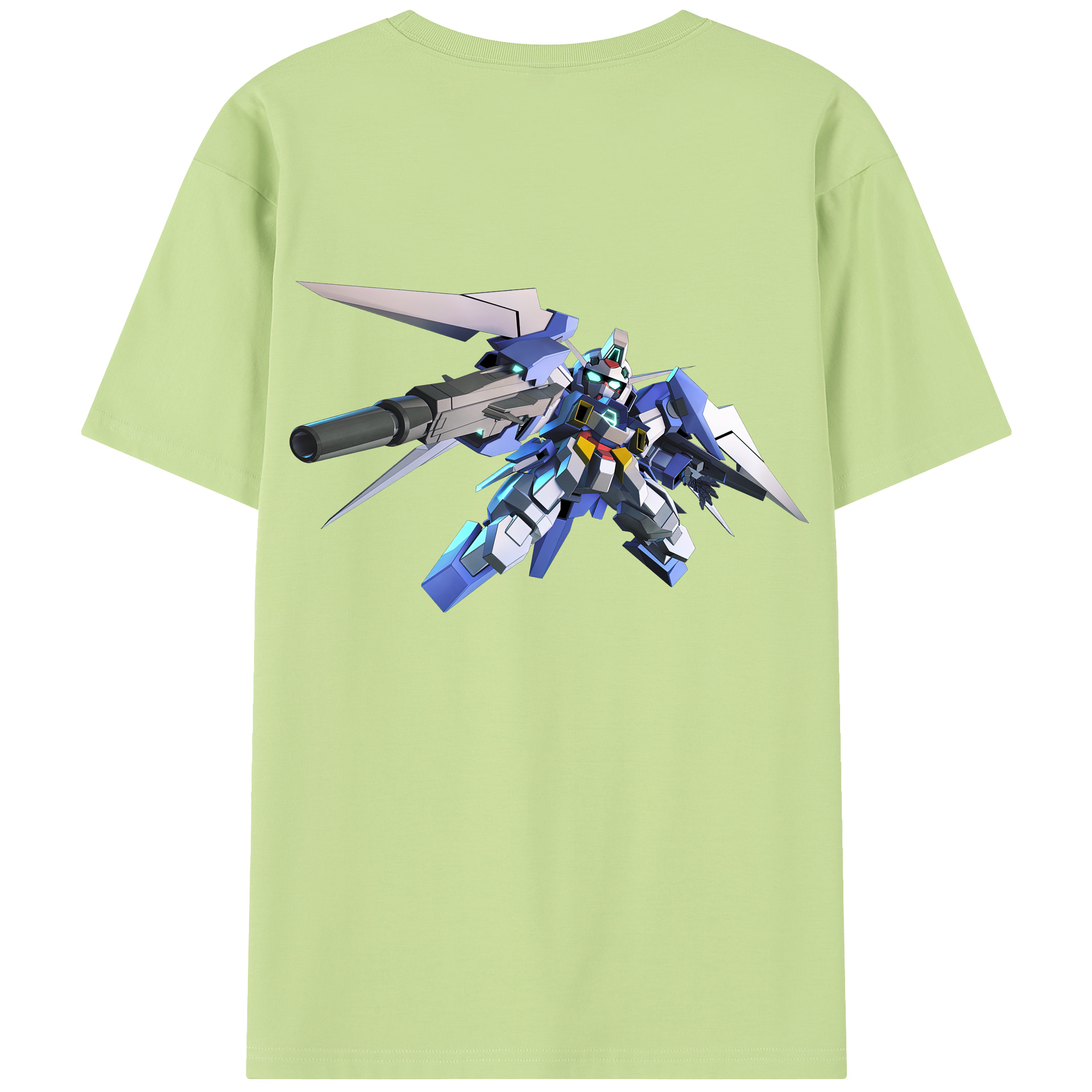 （画像用） 機動戦士ガンダム Mobile Suit Gundam 綿100％半袖Tシャツ（背面プリント）